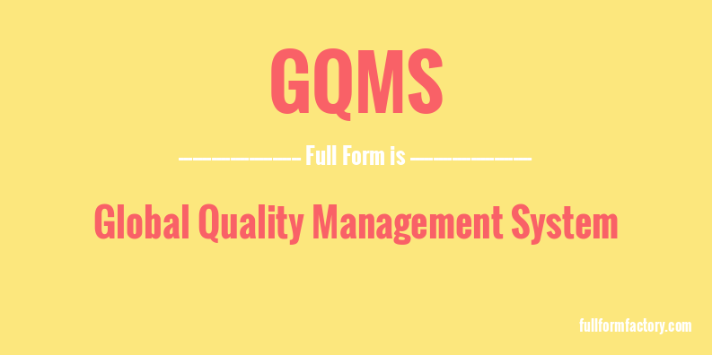 gqms-full-form