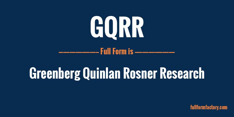 gqrr-full-form