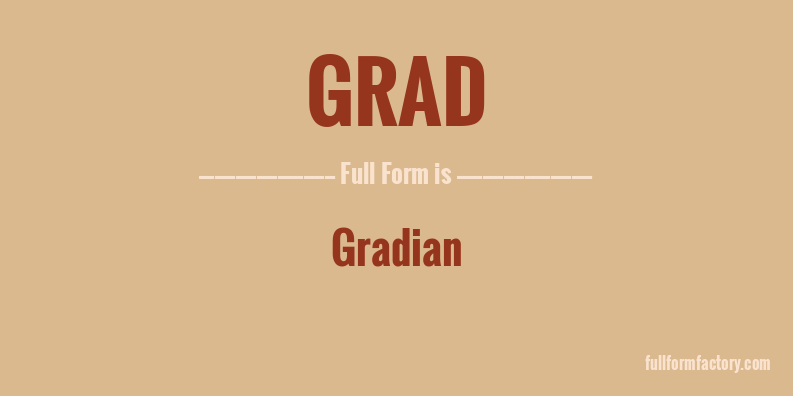 grad-full-form