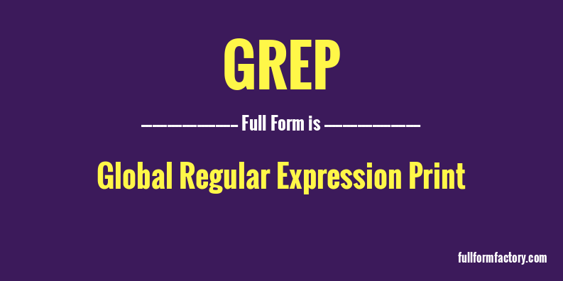 grep-full-form
