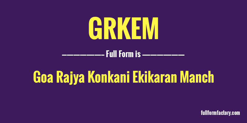 grkem-full-form