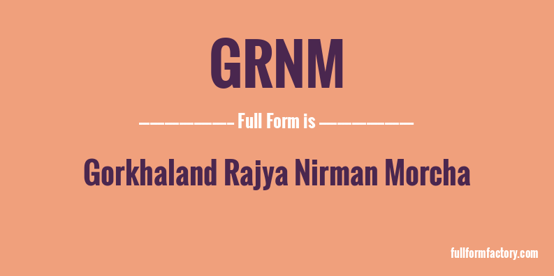 grnm-full-form