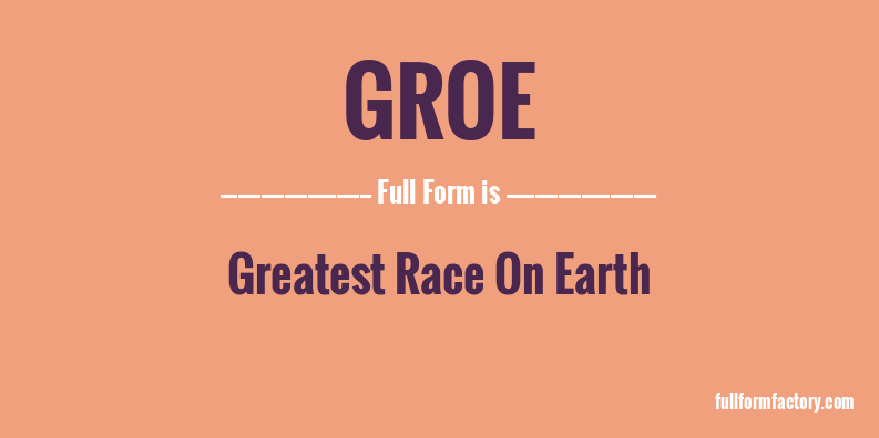 groe-full-form