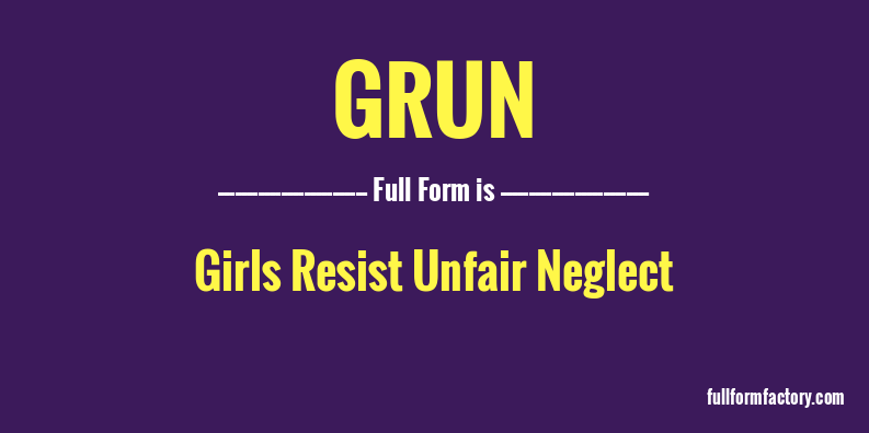 grun-full-form