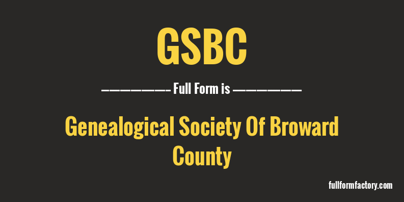 gsbc-full-form