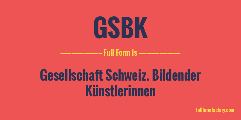 gsbk-full-form