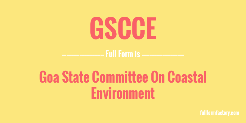 gscce-full-form
