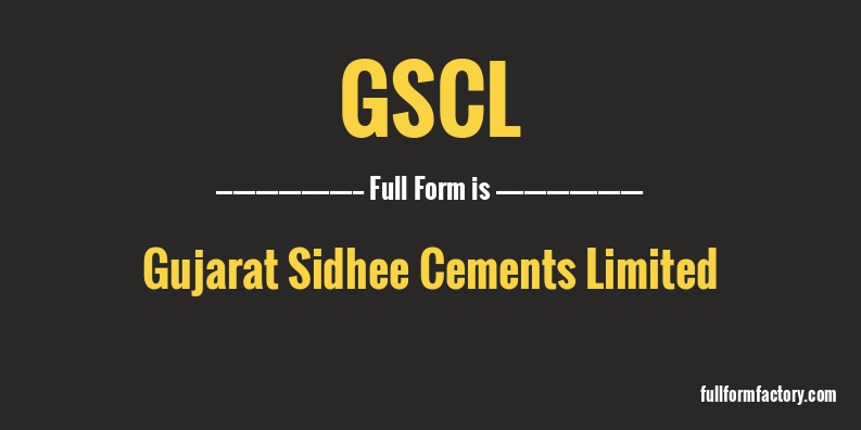 gscl-full-form