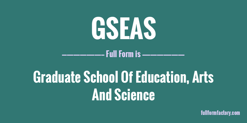 gseas-full-form