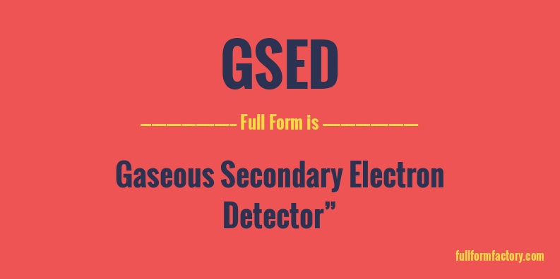 gsed-full-form