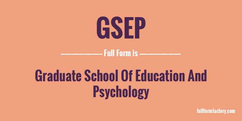gsep-full-form