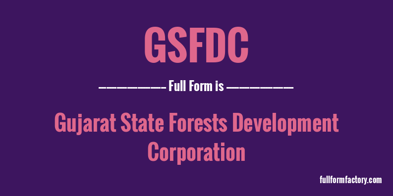 gsfdc-full-form