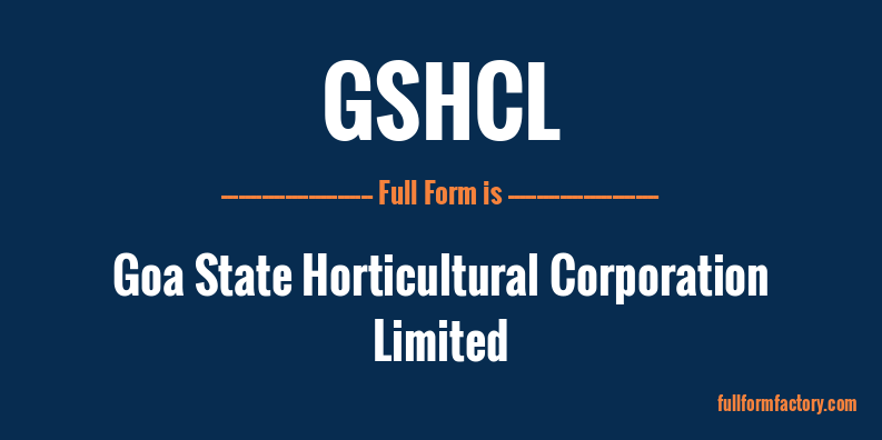 gshcl-full-form