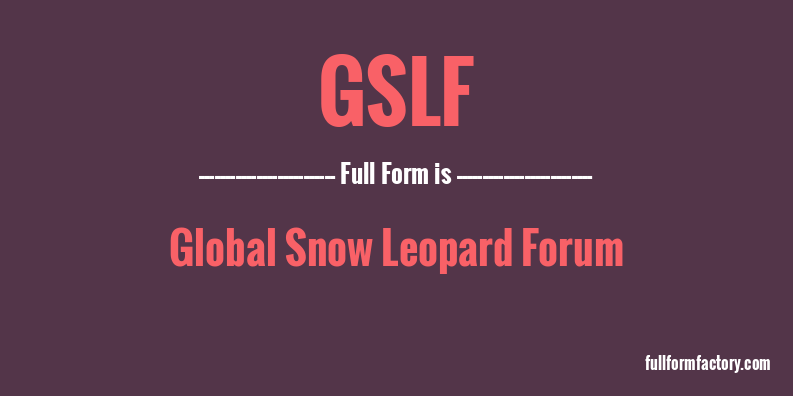 gslf-full-form