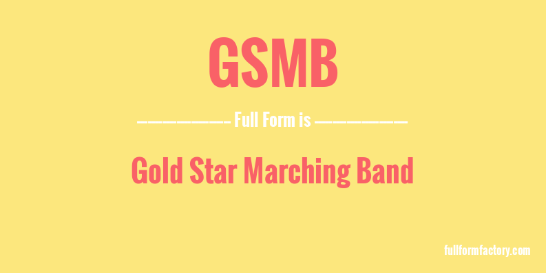 gsmb-full-form