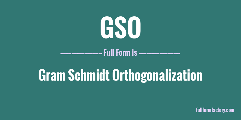 gso-full-form