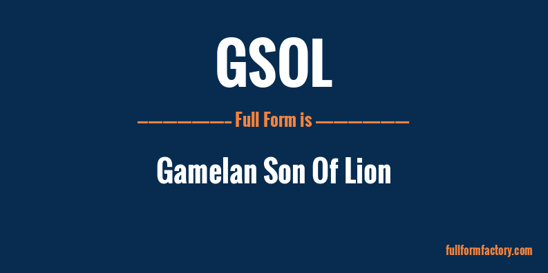 gsol-full-form
