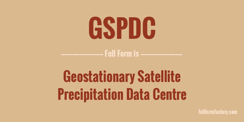 gspdc-full-form