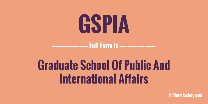 gspia-full-form