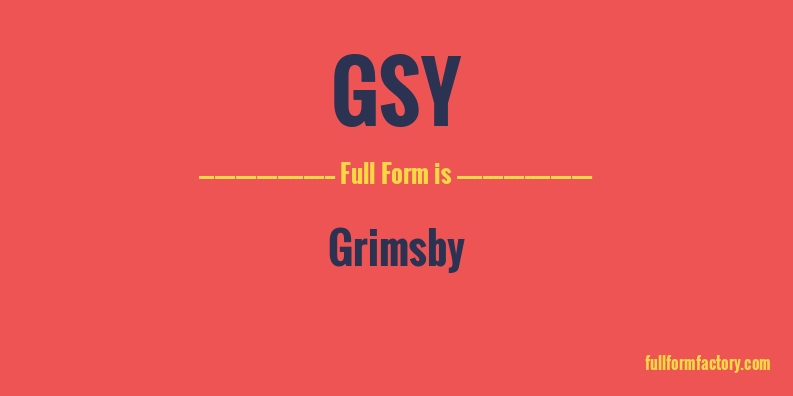 gsy-full-form