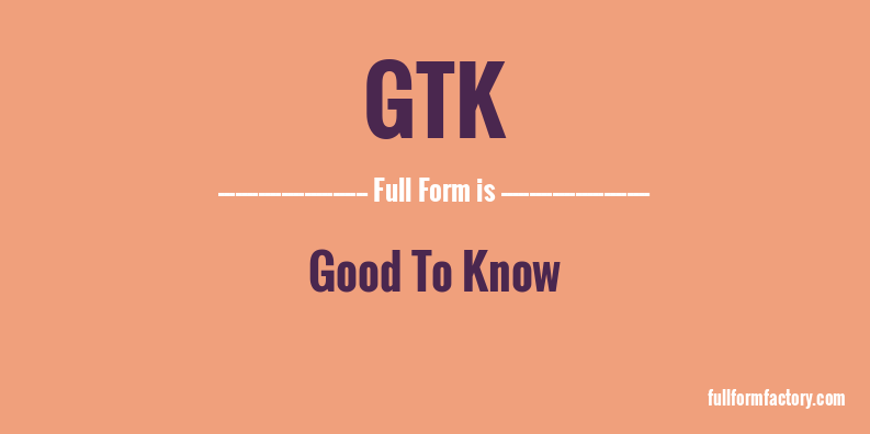 gtk-full-form