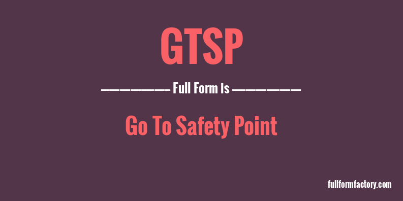 gtsp-full-form