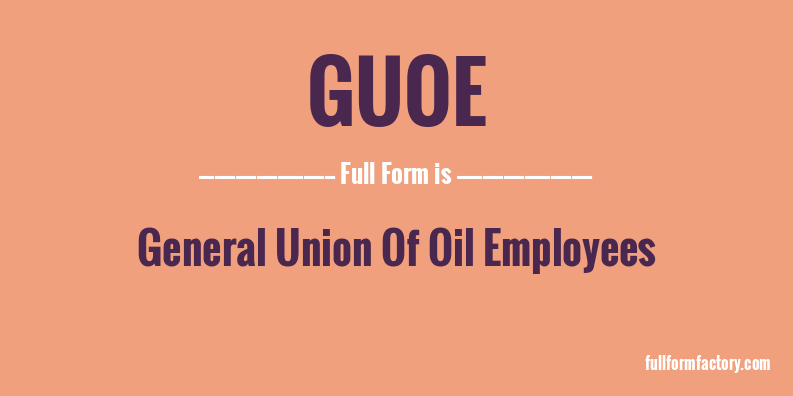guoe-full-form