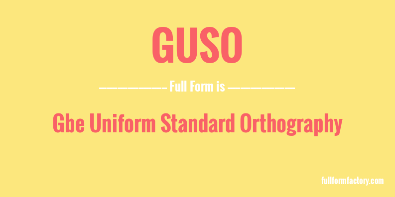 guso-full-form