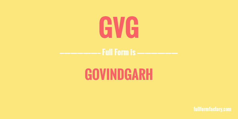 gvg-full-form