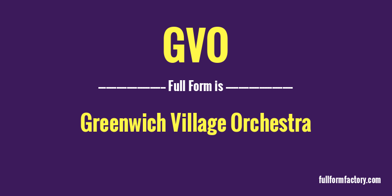 gvo-full-form