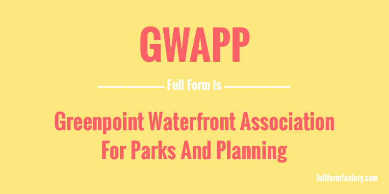 gwapp-full-form