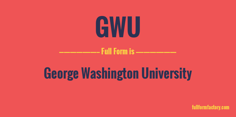 gwu-full-form