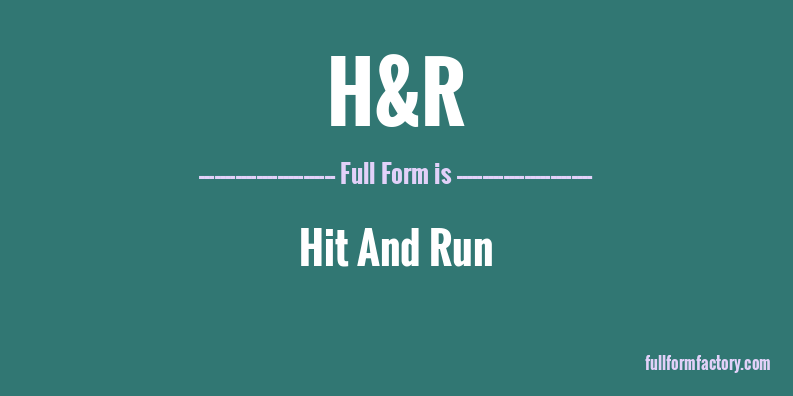h&r-full-form