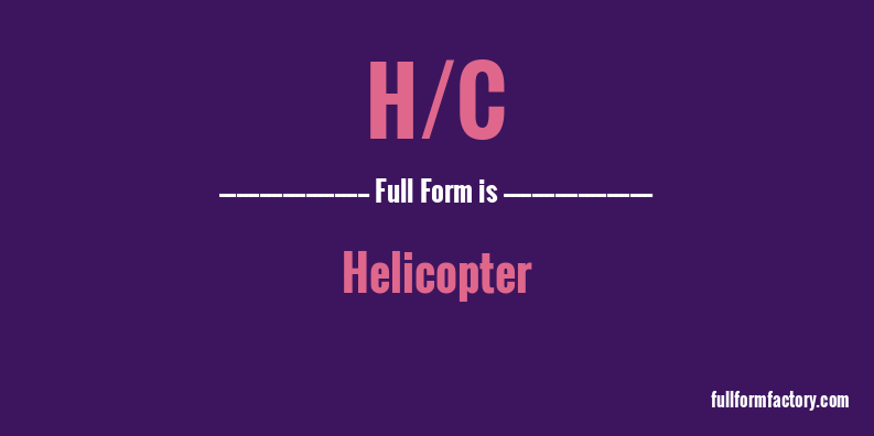 h/c-full-form