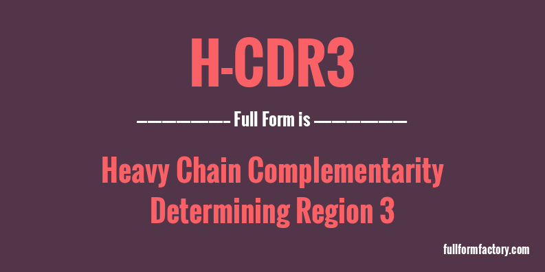 h-cdr3-full-form