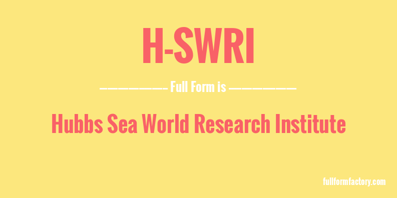 h-swri-full-form