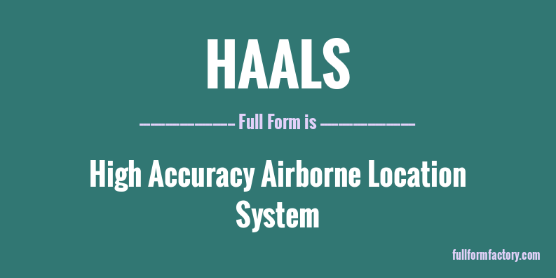 haals-full-form