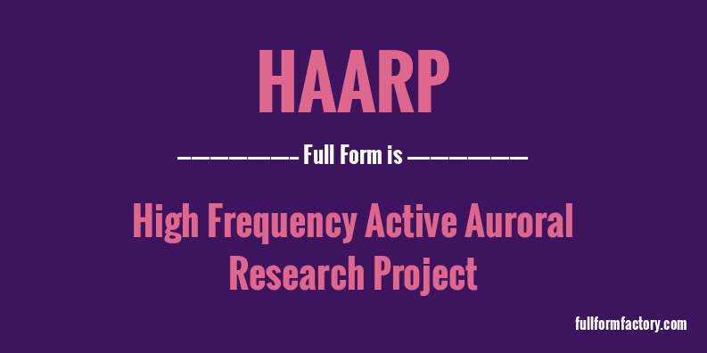 haarp-full-form