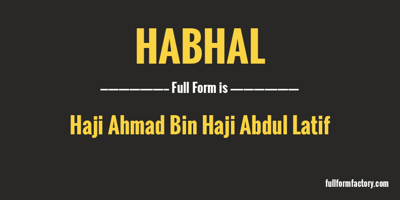 habhal-full-form