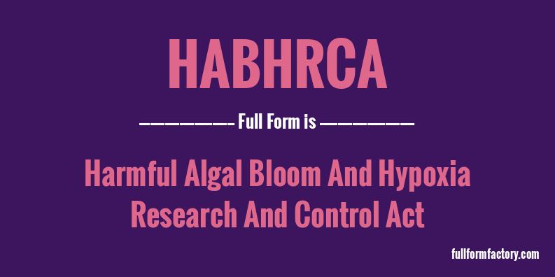 habhrca-full-form