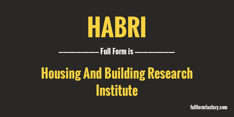 habri-full-form