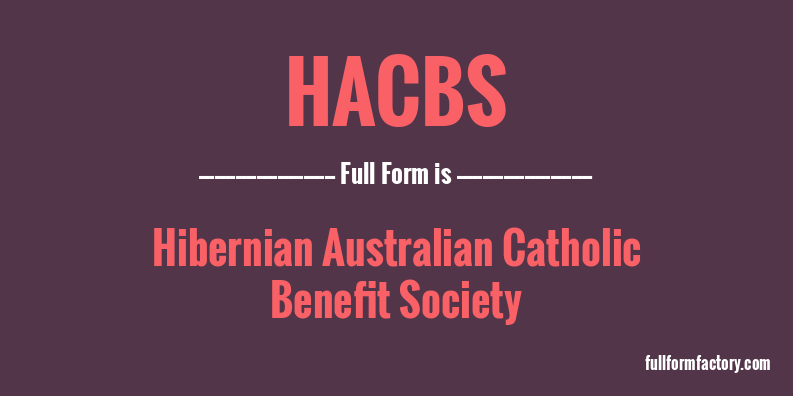 hacbs-full-form