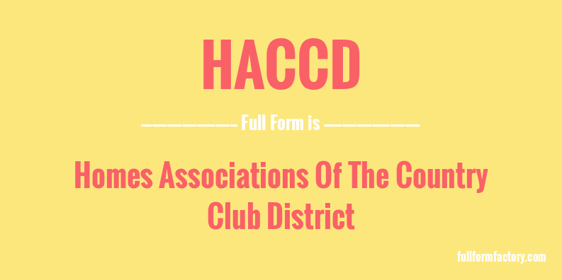 haccd-full-form