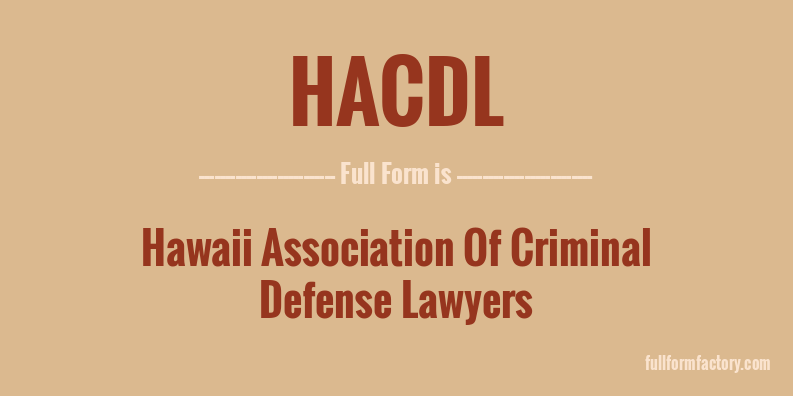 hacdl-full-form