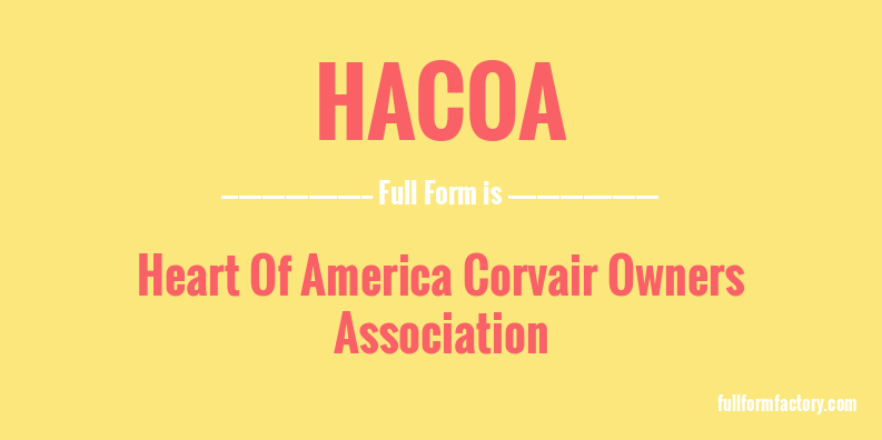 hacoa-full-form