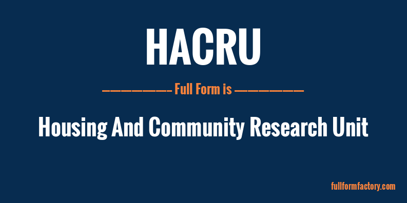 hacru-full-form