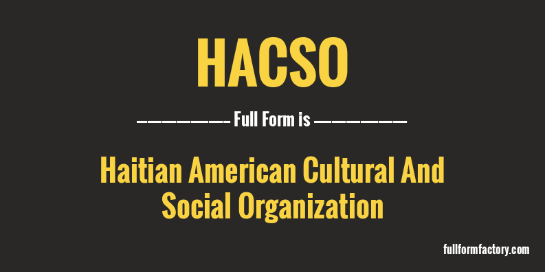 hacso-full-form
