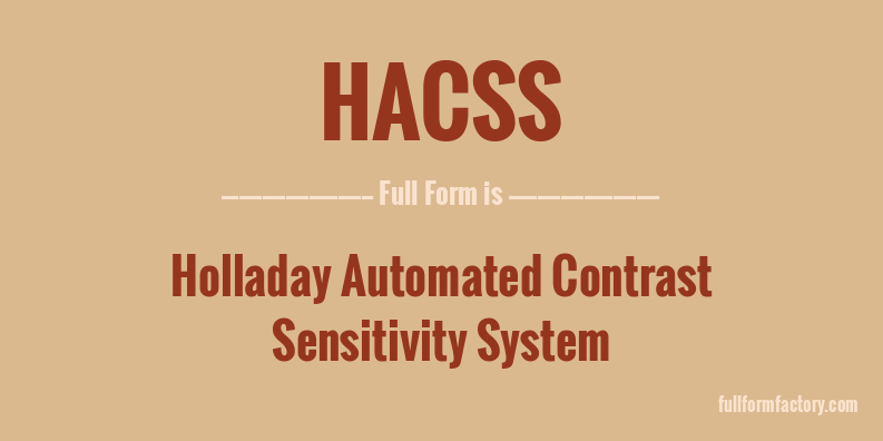 hacss-full-form