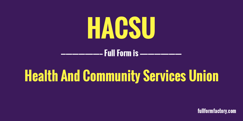 hacsu-full-form