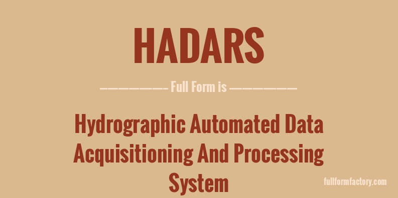 hadars-full-form